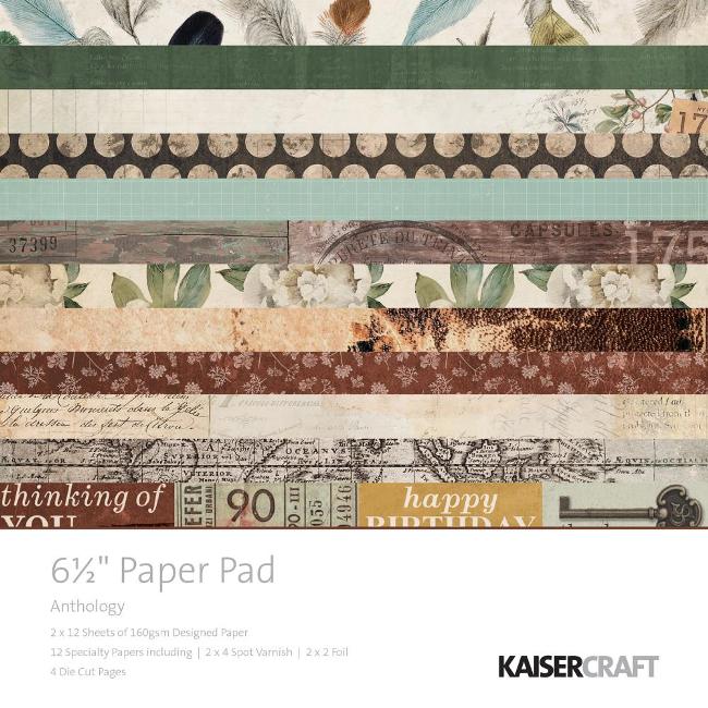 Kaisercraft Anthology Paper Pad (Includes speciality and die-cut elements)