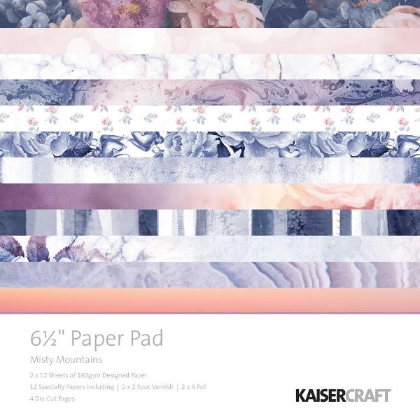 Kaisercraft Misty Mountains Paper & Die-Cuts Pad