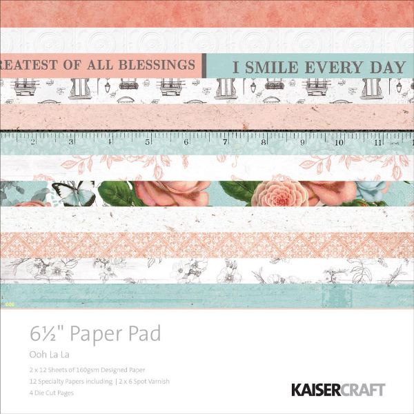 Kaisercraft Ooh La La Paper Pad 6.5