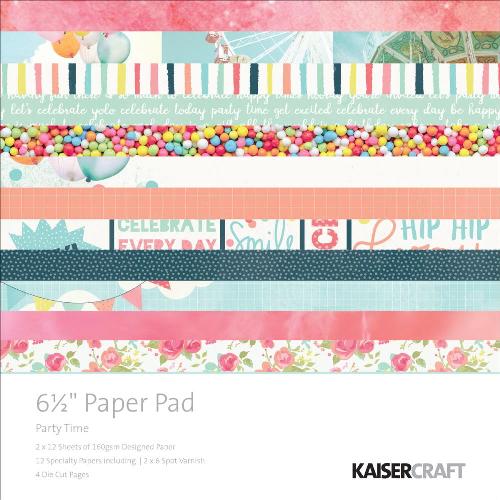 Kaisercraft Party Time Paper Pad 6.5