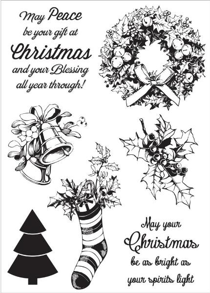 Kaisercraft Silent Night Clear Stamps