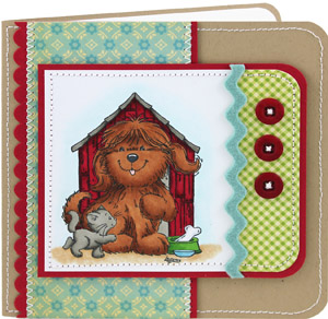 Laurence Design Stamps - A warm welcome