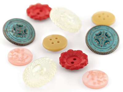 Basic Grey Lucille Vintage Buttons