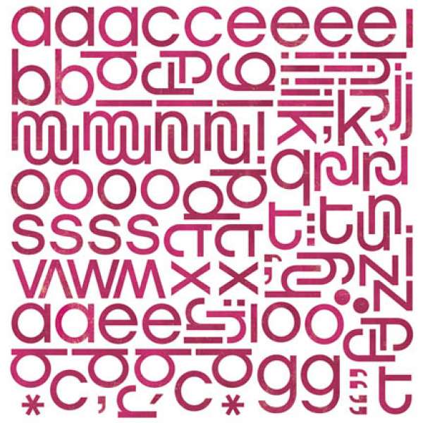 Basic Grey Lemonade Hip Mini Mono Stickers
