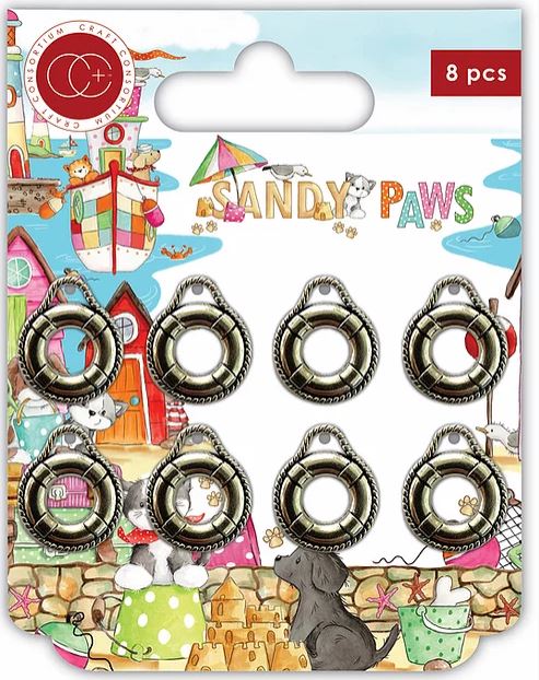 Craft Consortium Sandy Paw Charms - Life Ring