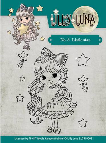 Lilly Luna Clear Stamp 3 Little Star