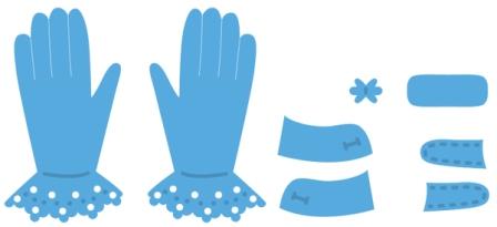 Marianne Design Creatable Dies - Tiny's Gloves (LR0336)