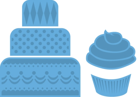 Marianne Design Creatable Dies - Mini Cake & Cupcake (LR0341)