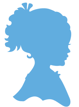 Marianne Design Creatable Dies - Silhouette Girl with Ponytail (LR0349) 
