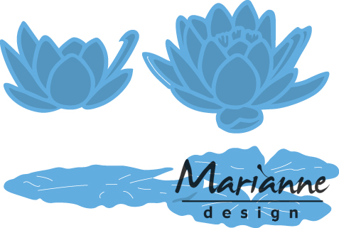 Marianne Design Craftable Dies - Tiny's Waterlily (S) (LR0459)