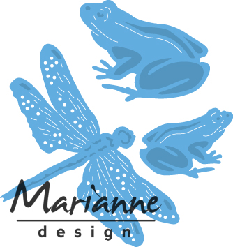 Marianne Design Craftable Dies - Tiny's Frogs & Dragonflies (LR0461)
