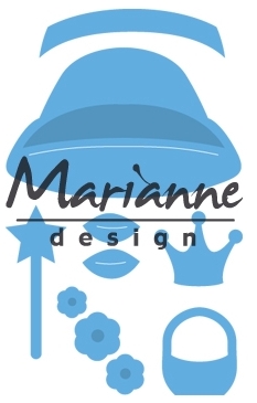 Marianne Design Creatable Dies - Kim's Buddies Girl set  (LR0476-717)