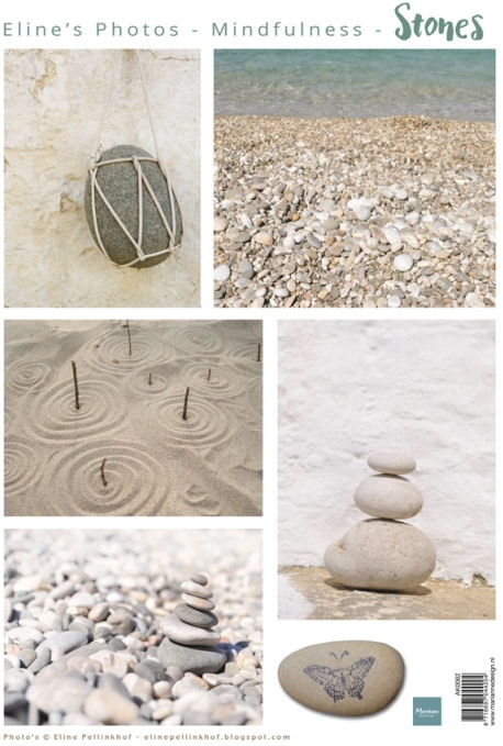 Marianne Design Cutting Sheet - Mindfulness - Stones