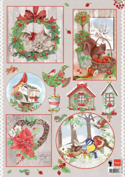 Marianne Design Cutting Sheets - Country Christmas 2 (1246)