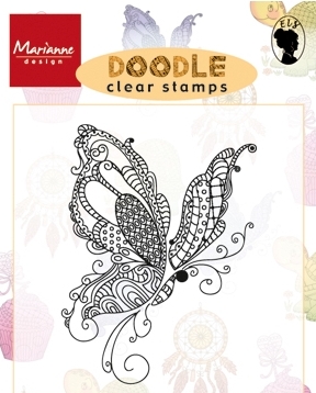 Marianne Design Doodle Butterfly Clear Stamps