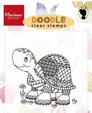 Marianne Design Doodle Turtle Clear Stamps