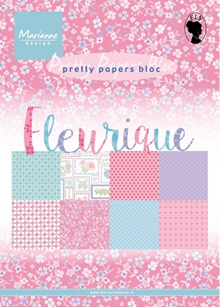 Marianne Design Fleurique Paper Bloc