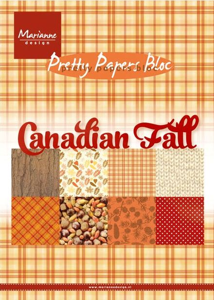 Marianne Design Canadian Fall Paper Bloc