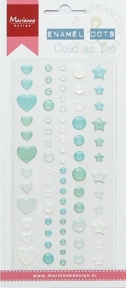 Marianne Design Enamel Dots - Cold as Ice