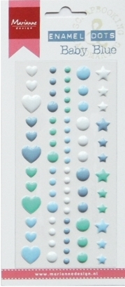 Marianne Design Enamel Dots - Baby Blue