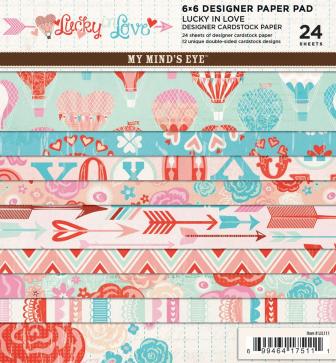 My Minds Eye Lucky In Love Designer Paper Pad