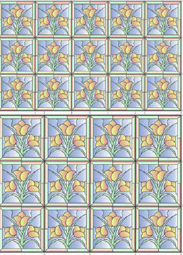 Mini Picture Sheets - Tulip