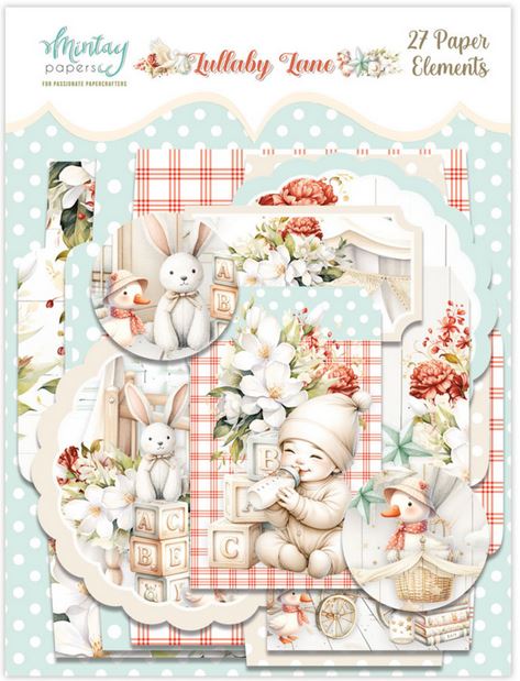 Mintay Lullaby Lane 6x8 Inch Paper Elements (27pcs) (MT-LUL-LSCE)