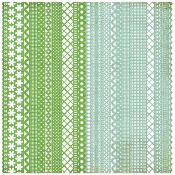 Basic Grey Nook & Pantry - Doilies (green/blue)