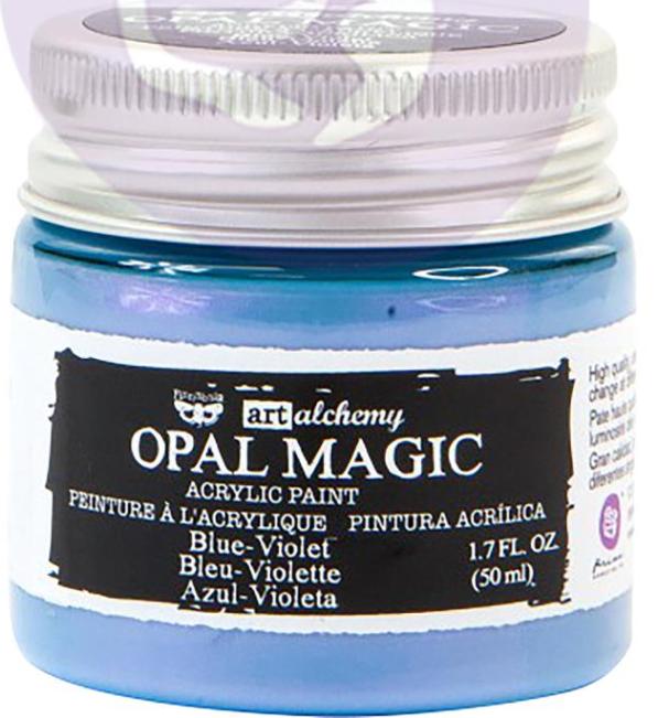 Finnabair Art Alchemy Opal Magic Acrylic Paint BLUE/VIOLET