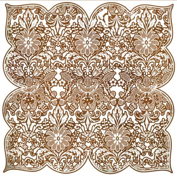 Basic Grey Origins - Doilies Tracery (brown)