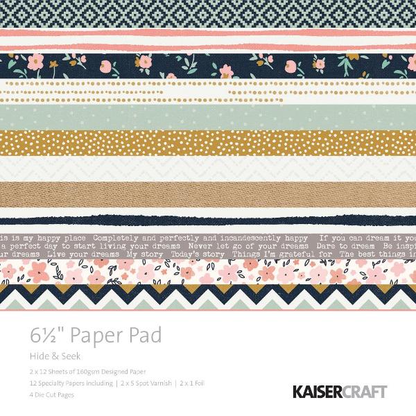 Kaisercraft Hide & Seek Paper Pad (Includes speciality and die-cut elements)