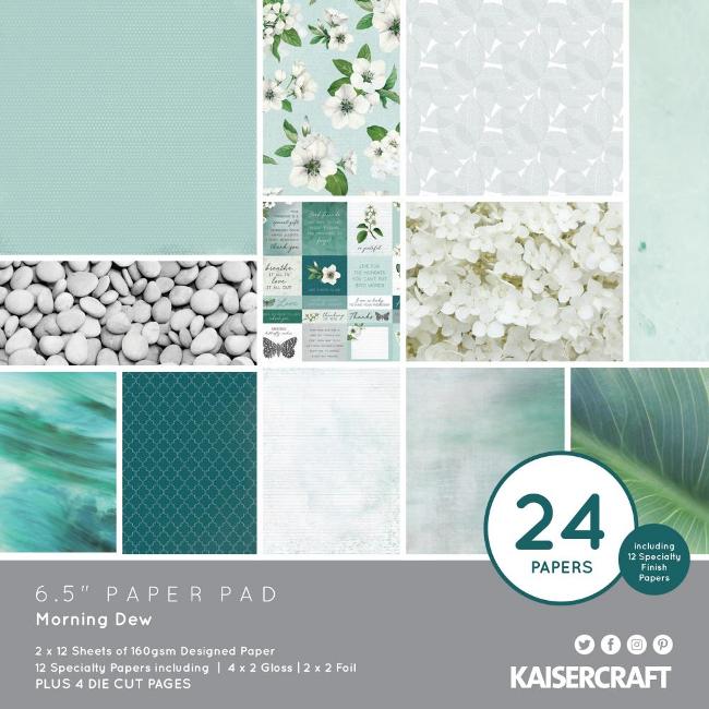 Kaisercraft Morning Dew Paper Pad (Includes speciality and die-cut elements)