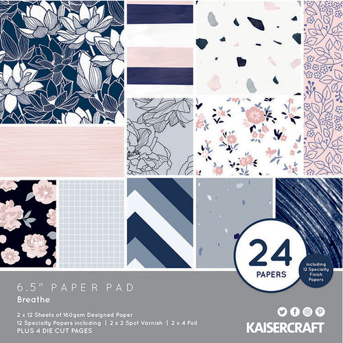 Kaisercraft Breathe Paper Pad (Includes speciality and die-cut elements)