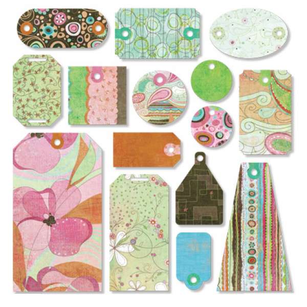 SALE: Basic Grey Pheobe  - Tags