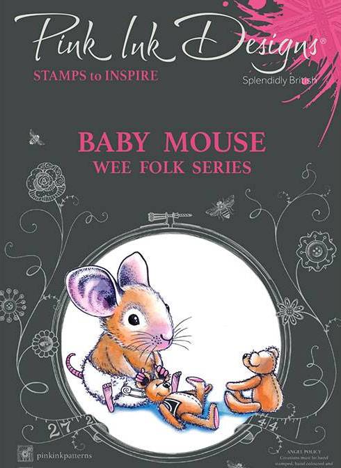 Pink Ink Designs Stamps - Baby Mouse (P1132)