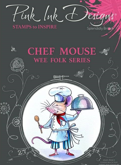 Pink Ink Designs Stamps - Chef Mouse (P1138)