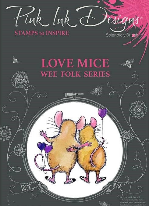 Pink Ink Designs Stamps - Love Mice (P1143)