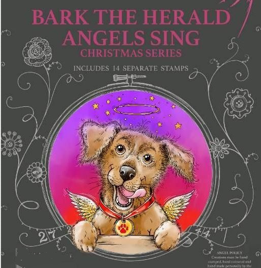 Pink Ink Design Stamps - Bark The Herald Angels Sing ( 14 Stamps)