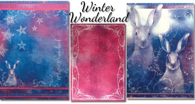 Pink Ink Design Rice Papers - Winter Wonderland (Pack of 6 x A4)