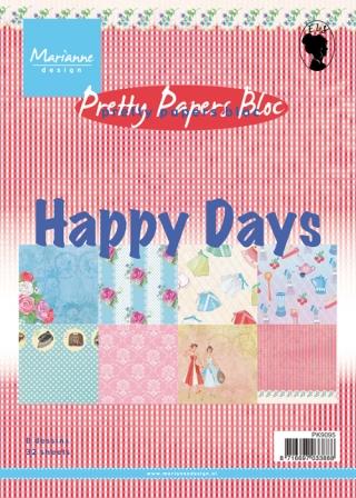 Marianne Design Paper Blocs - Happy Days