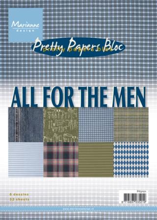 Marianne Design Paper Bloc - All for the man