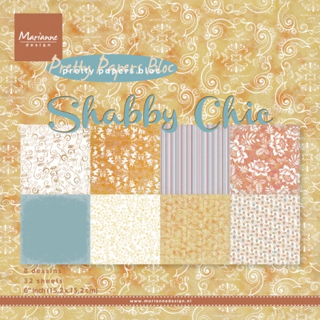 Marianne Design Paperbloc - Shabby Chic