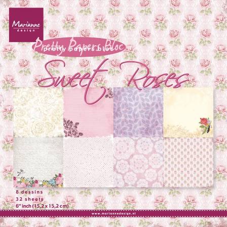 Marianne Design Paperbloc - Sweet Roses