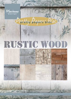 Marianne Design Paper Blocs - Rustic Wood (8.25