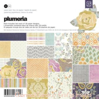 Basic Grey Plumeria 6x6 Paper Pad