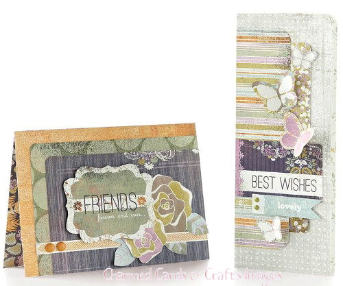 Card Examples using the Plumeria collection.
