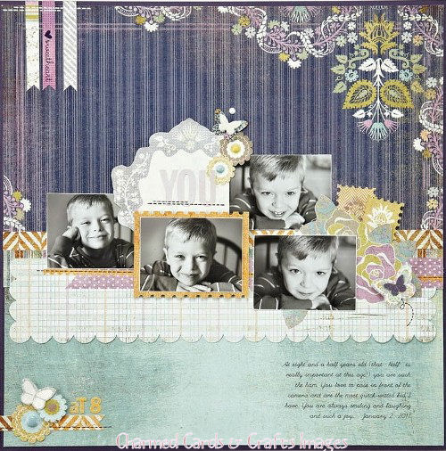 Layout Example 2 using the Plumeria collection.
