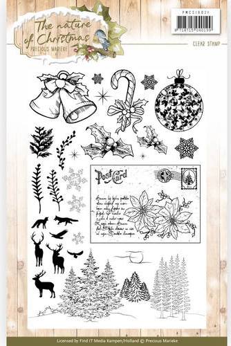 Precious Marieke The Nature of Christmas Clear Stamps (PMCS10021)