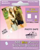 500 Self Adhesive Pioneer Mini Photo Mounts