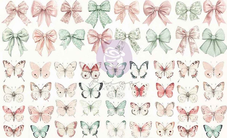 Prima Marketing Cherry Sweet Ephemera Bows & Butterflies (104pcs) (981983)